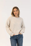 Lyla & Luxe - Nika Crewneck Pullover in Natural