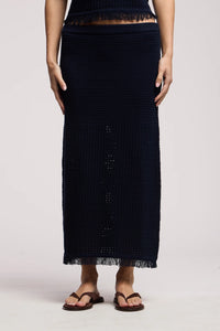 Velvet - Blythe - Mesh Cotton Knit Skirt