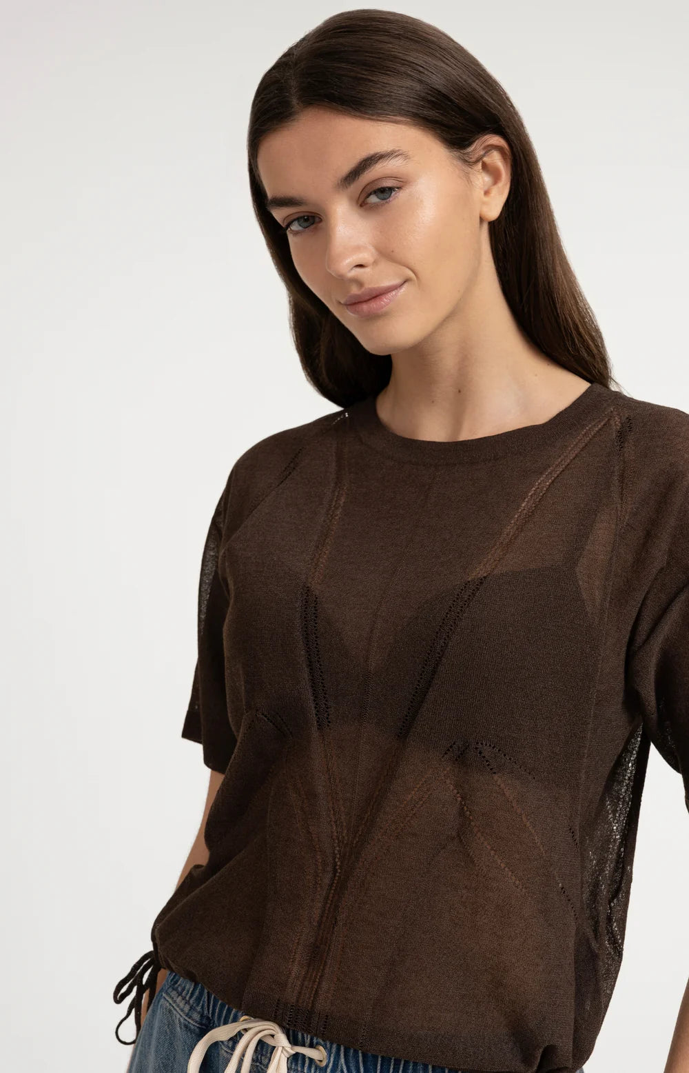 YAYA - Open-Knit Top