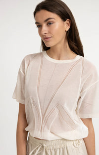 YAYA - Open-Knit Top
