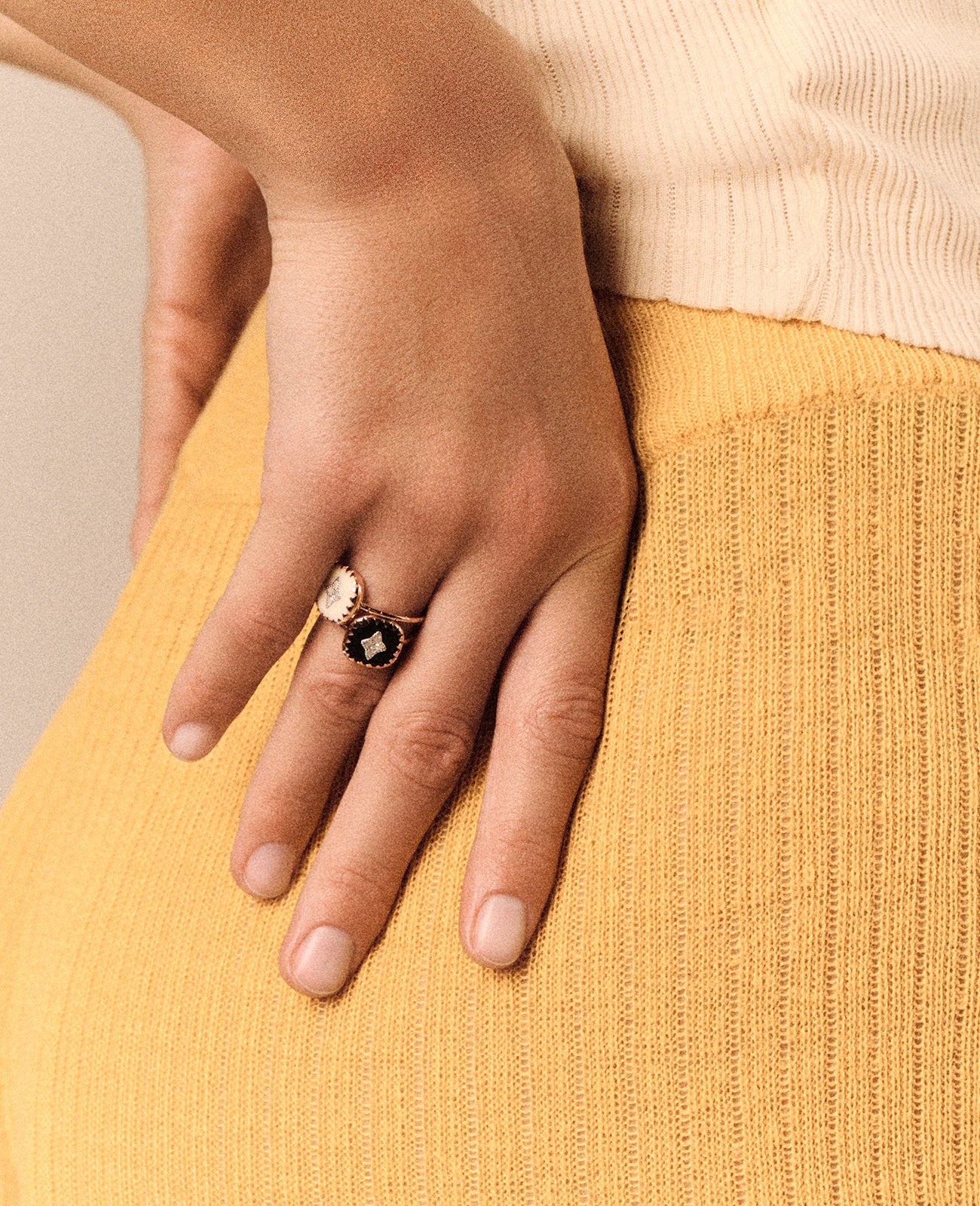 Pascale Monvoisin - PIERROT WHITE Ring