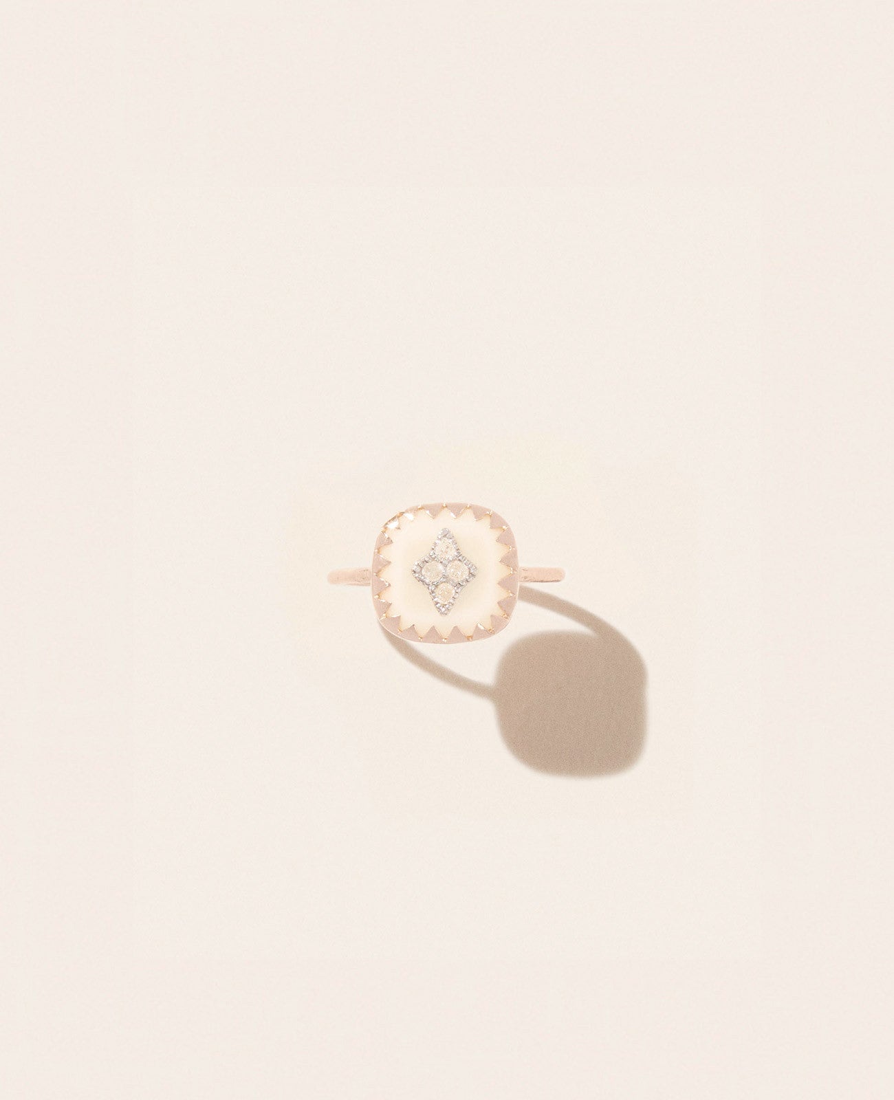 Pascale Monvoisin - PIERROT WHITE Ring