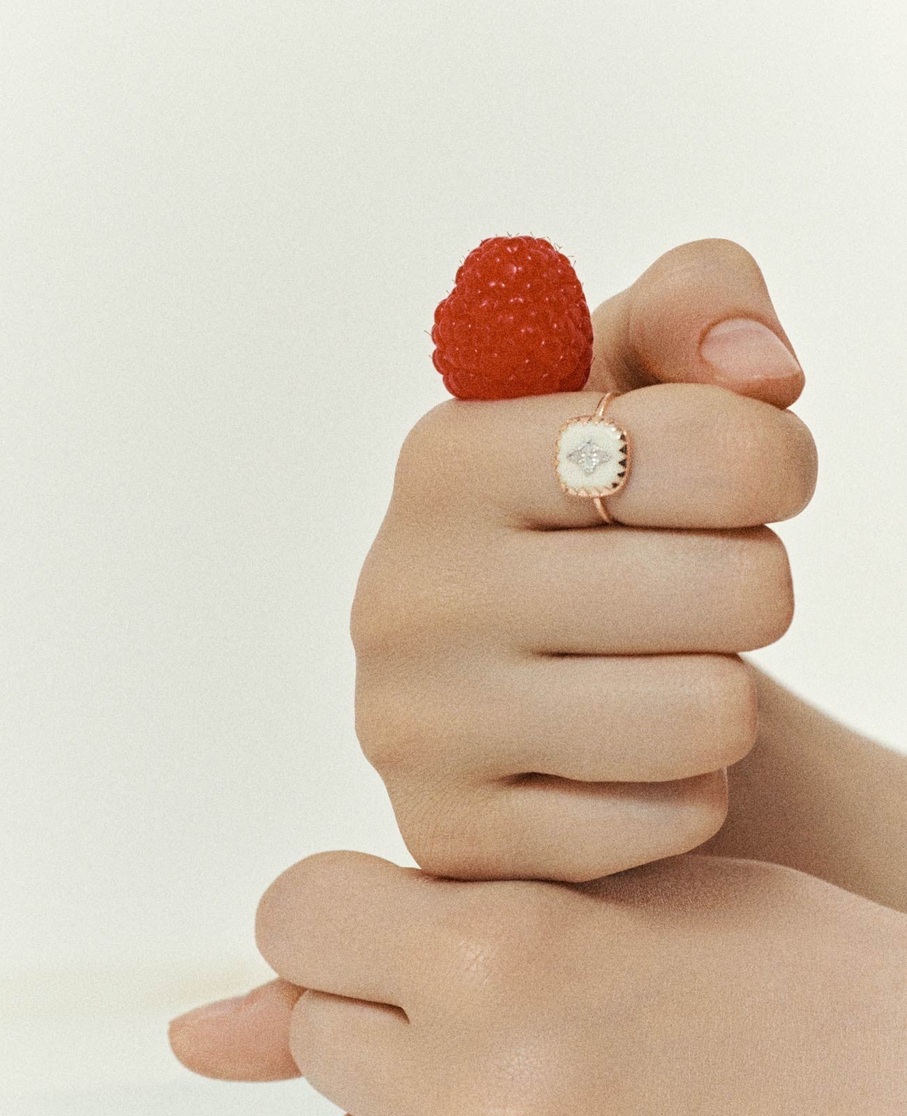 Pascale Monvoisin - PIERROT WHITE Ring