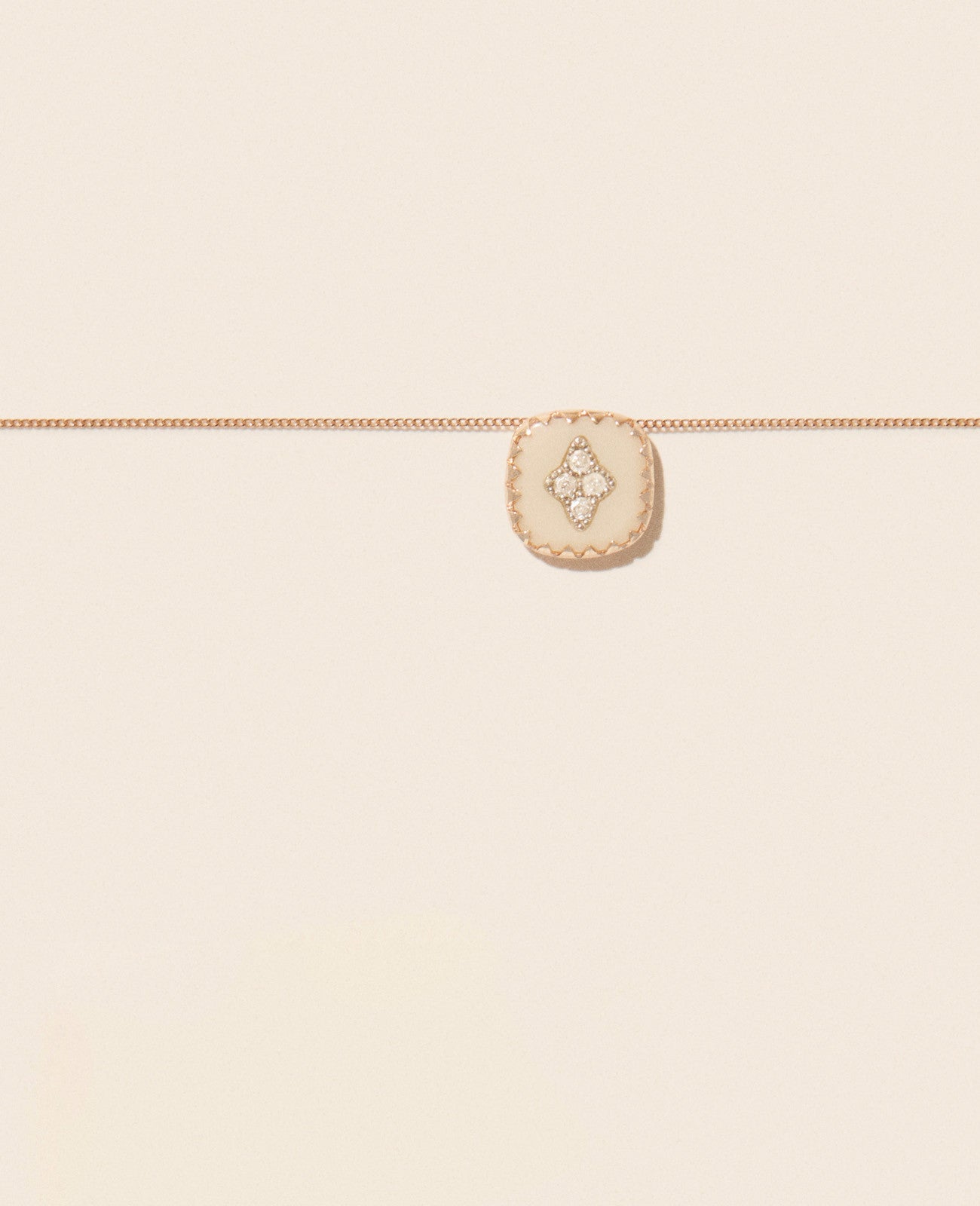 Pascale Monvoisin - PIERROT N°2 WHITE Necklace
