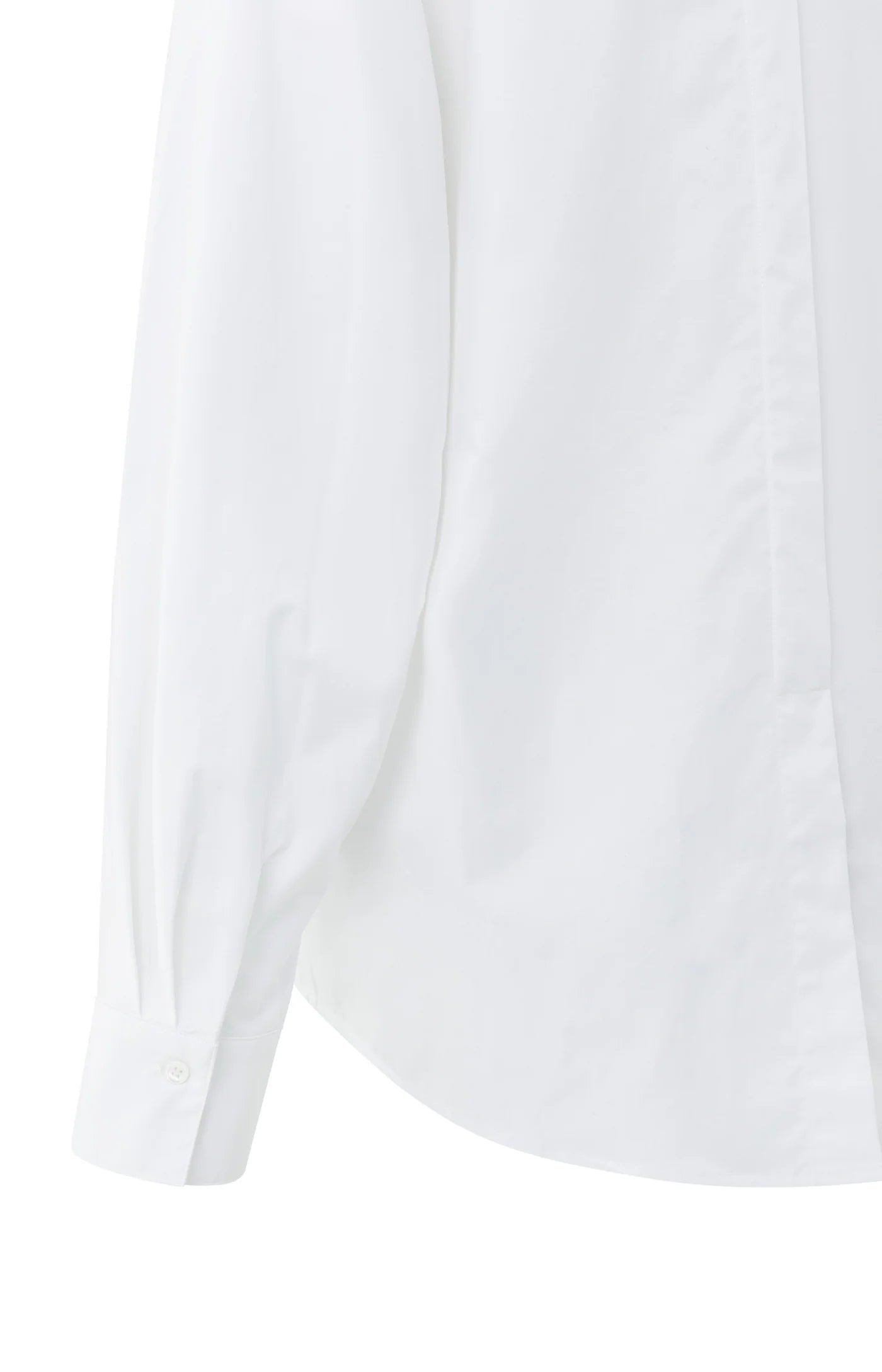 YAYA - Poplin Blouse with Polo Collar in Pure White
