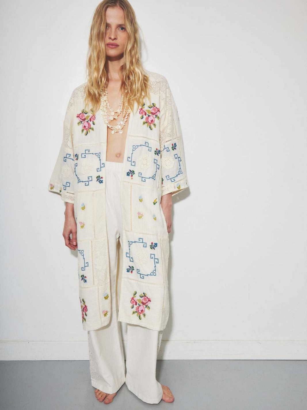 Louizon - Vraim Kimono in Ecru