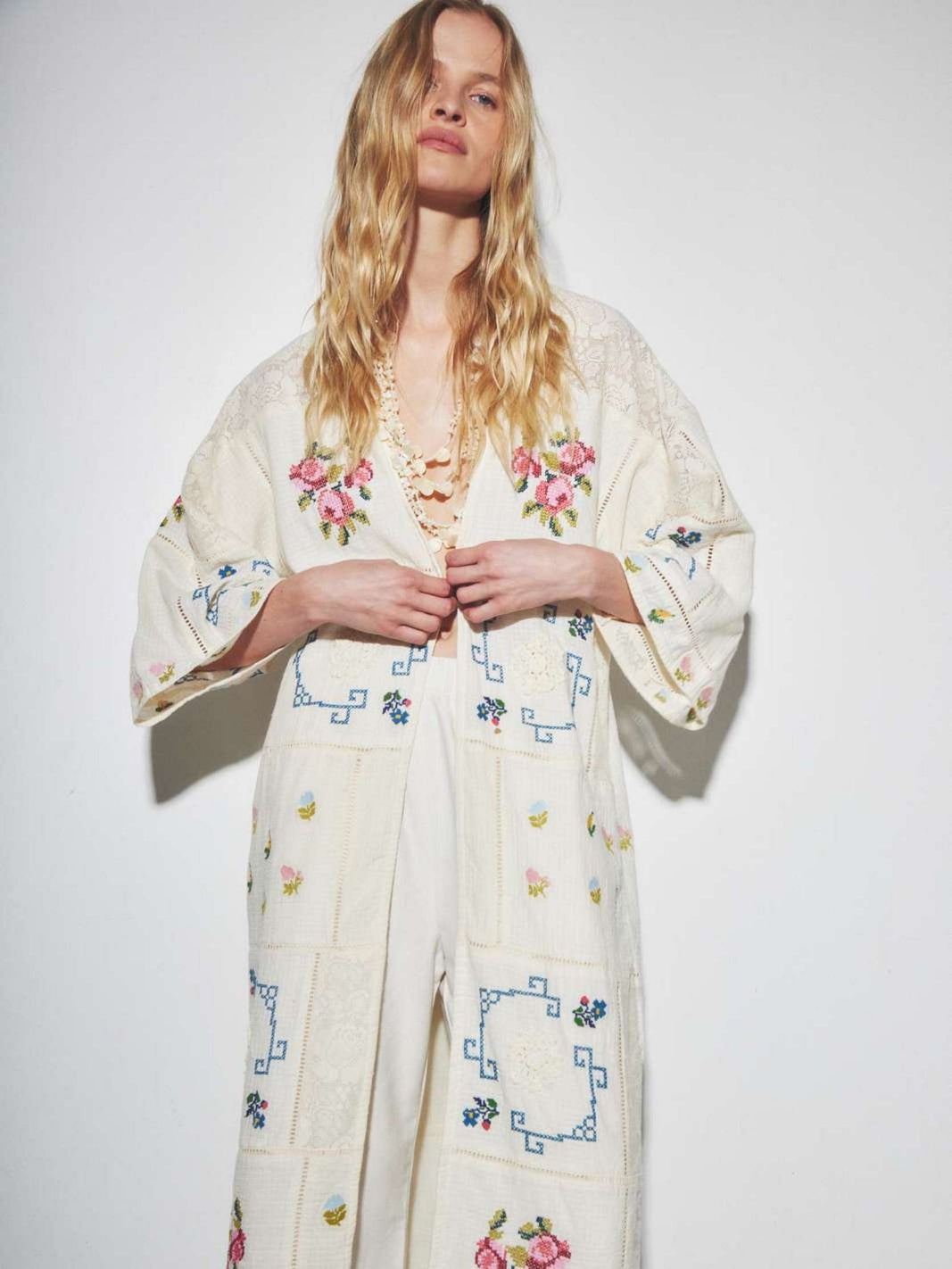 Louizon - Vraim Kimono in Ecru