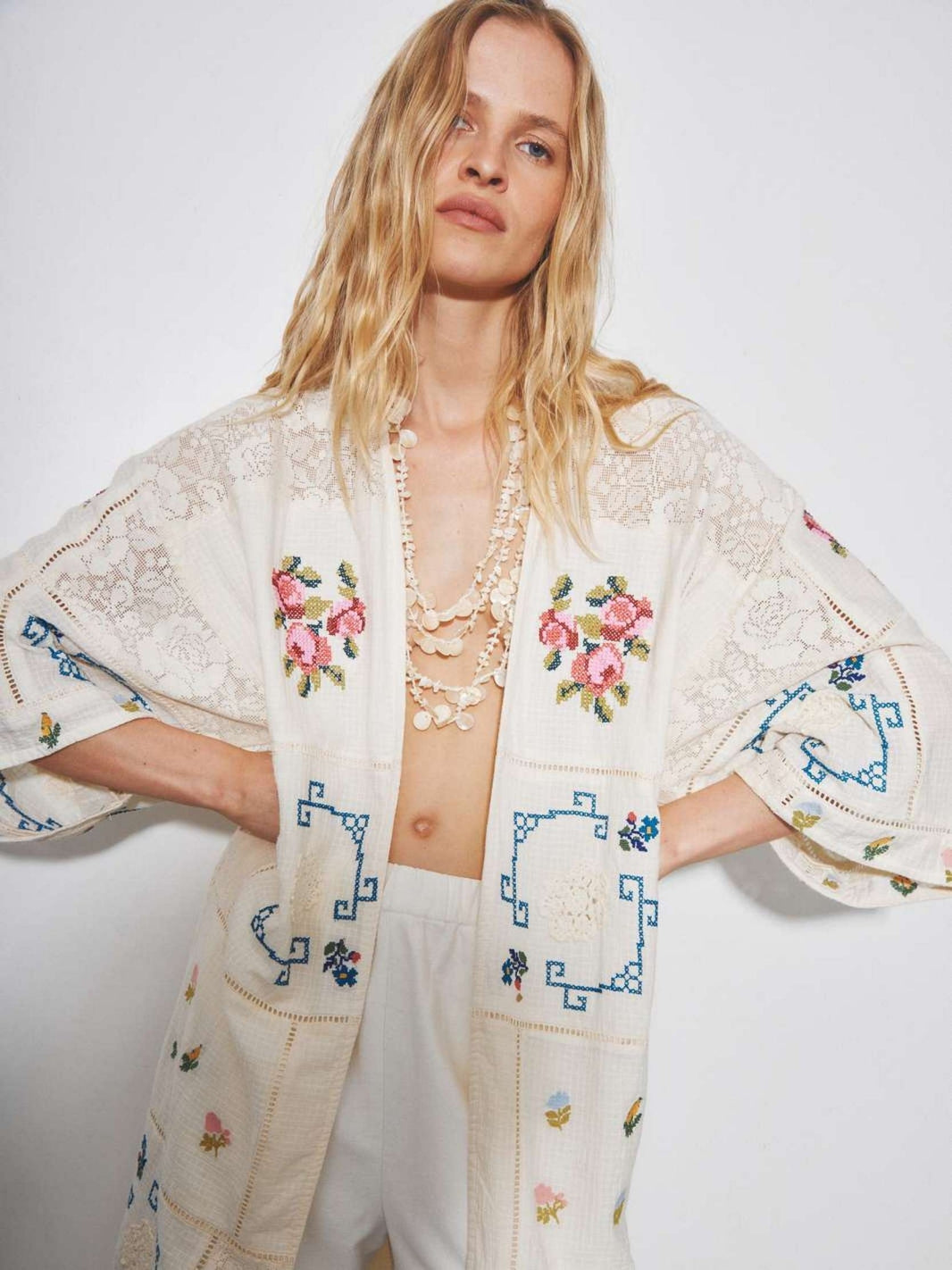 Louizon - Vraim Kimono in Ecru