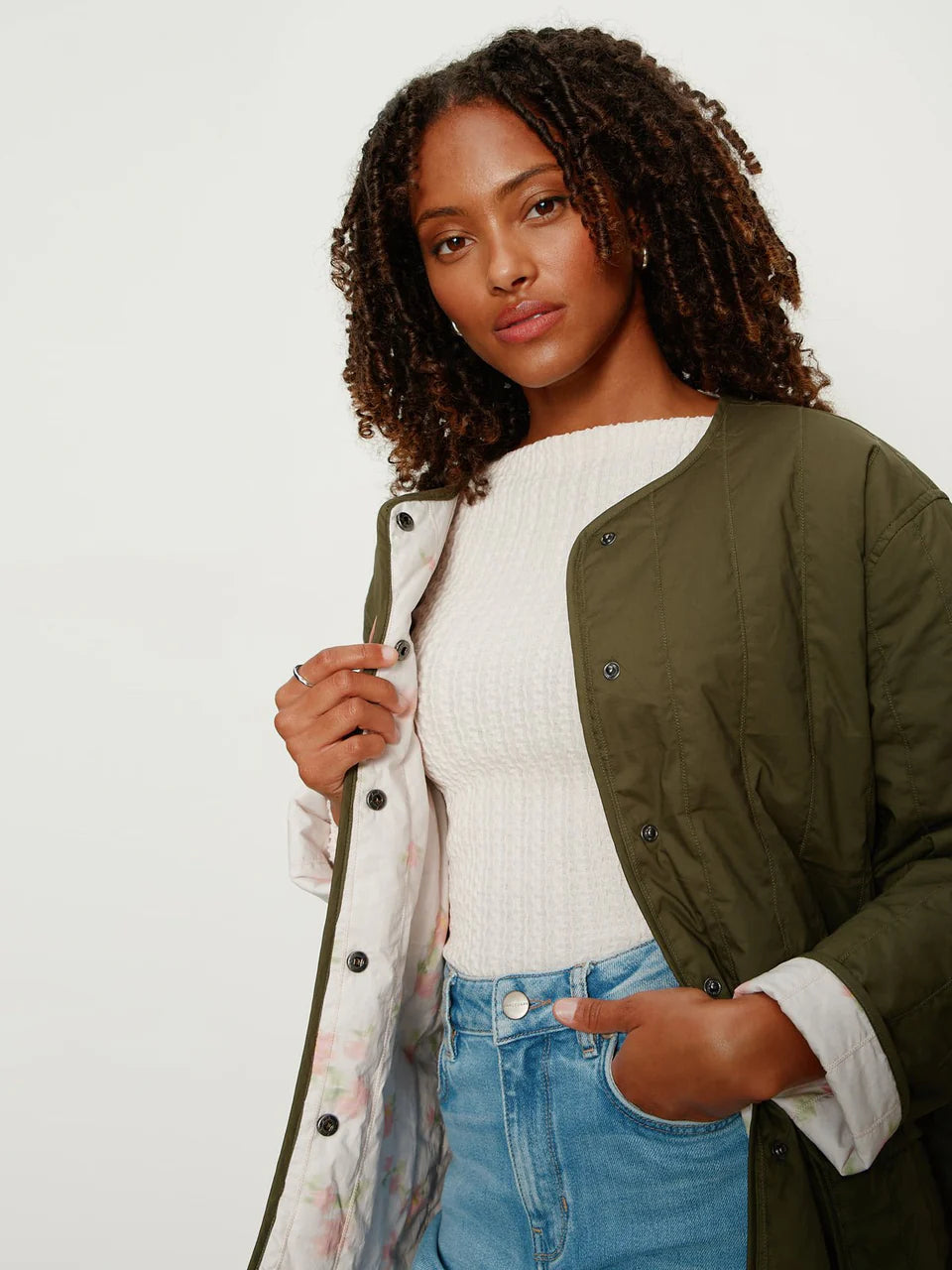 Sanctuary - Reversible Crafted Jacket in Kalamata