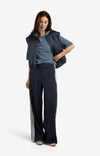 YAYA - Nylon Reversible Bodywarmer - Inkwell Blue