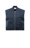 YAYA - Nylon Reversible Bodywarmer - Inkwell Blue