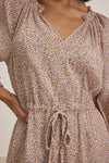 Velvet - Lima - Printed Crinkle Gauze Dress