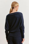 Velvet - Selmy - Kashmir Knit Top in Navy