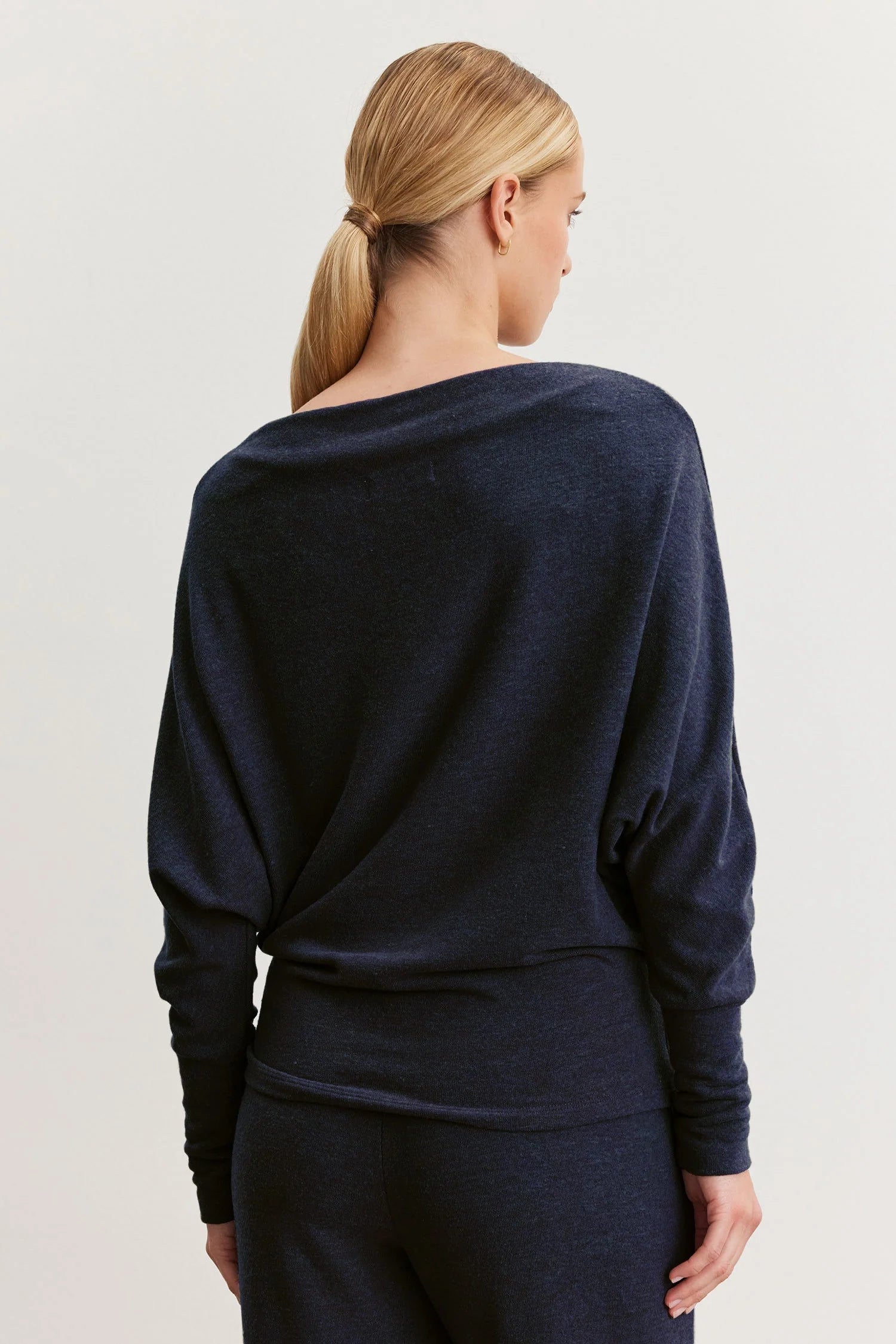 Velvet - Selmy - Kashmir Knit Top in Navy