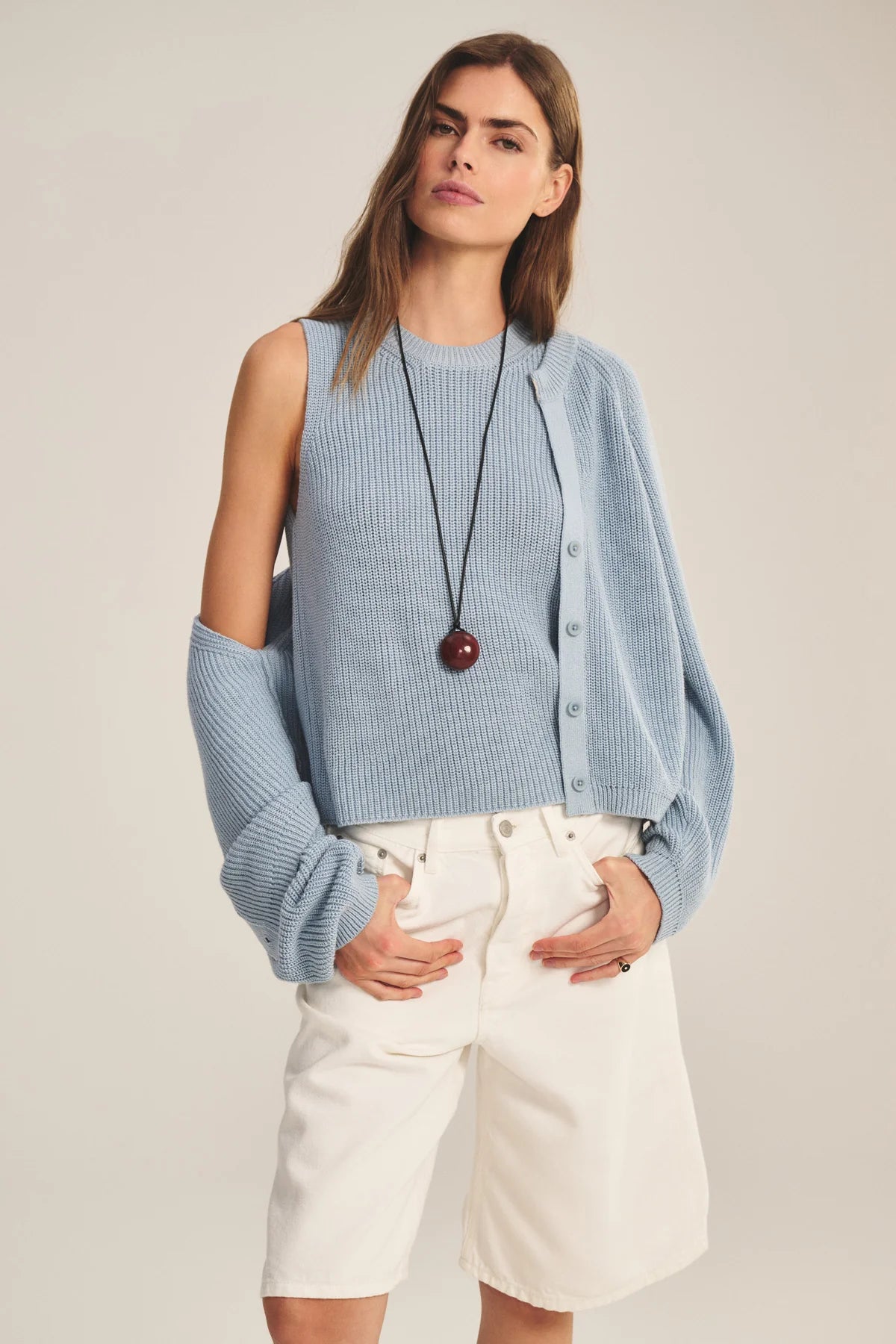 Velvet - Seretta Sweater Tank in Stream