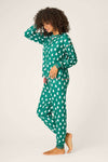 P.J. Salvage - Pointelle Silent Night PJ Set in Forest Green