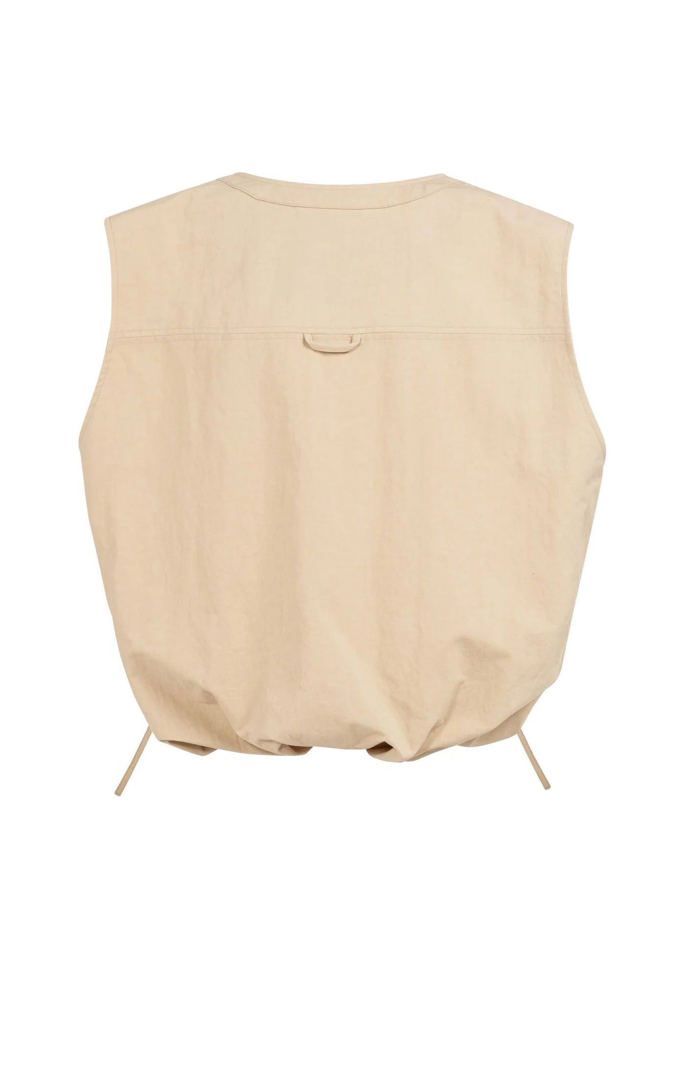 YAYA - Sleeveless Summer Jacket in Desert Beige