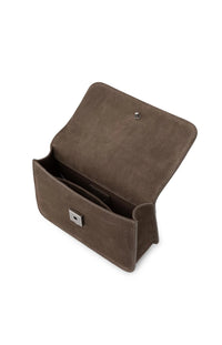 YAYA - Eden Small Leather Bag in Chocolat Brown