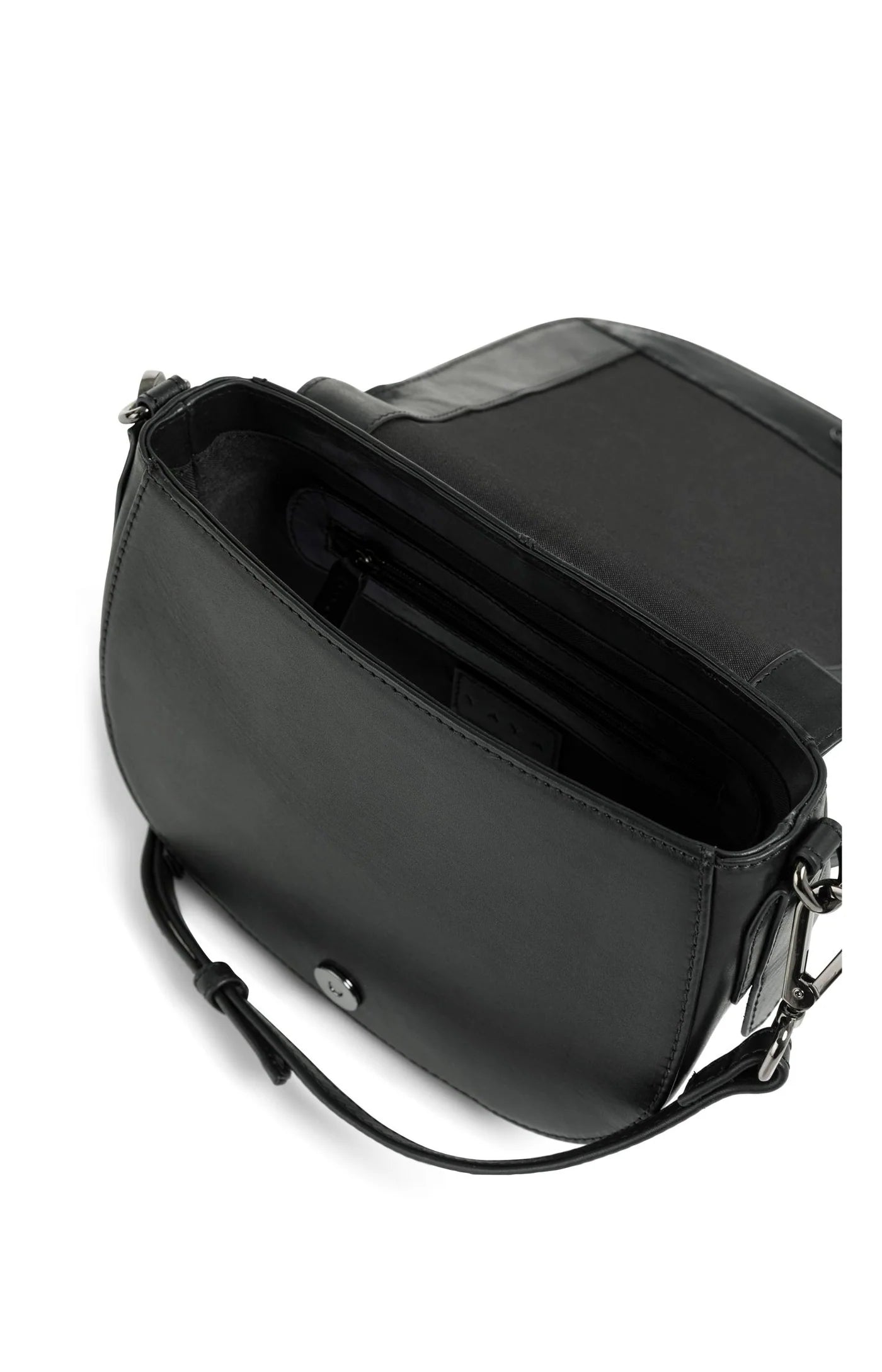 YAYA - Suzie Small Shoulder Bag in Oyster Black