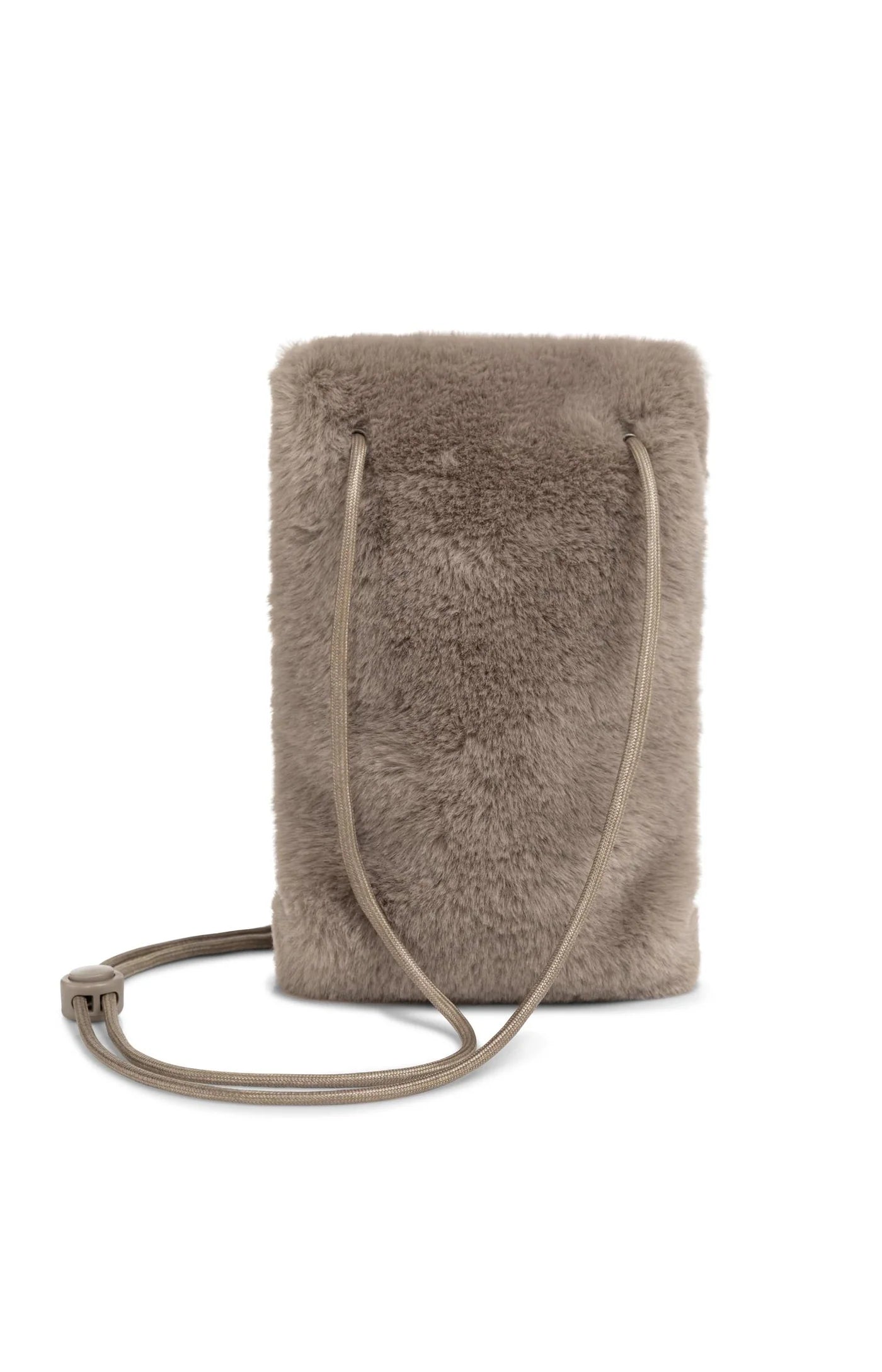 YAYA - Jilly Soft Phone Bag with Flap Closure in Brown