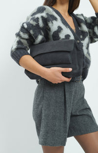 YAYA - Soft Suede Clutch and Shoulder Bag