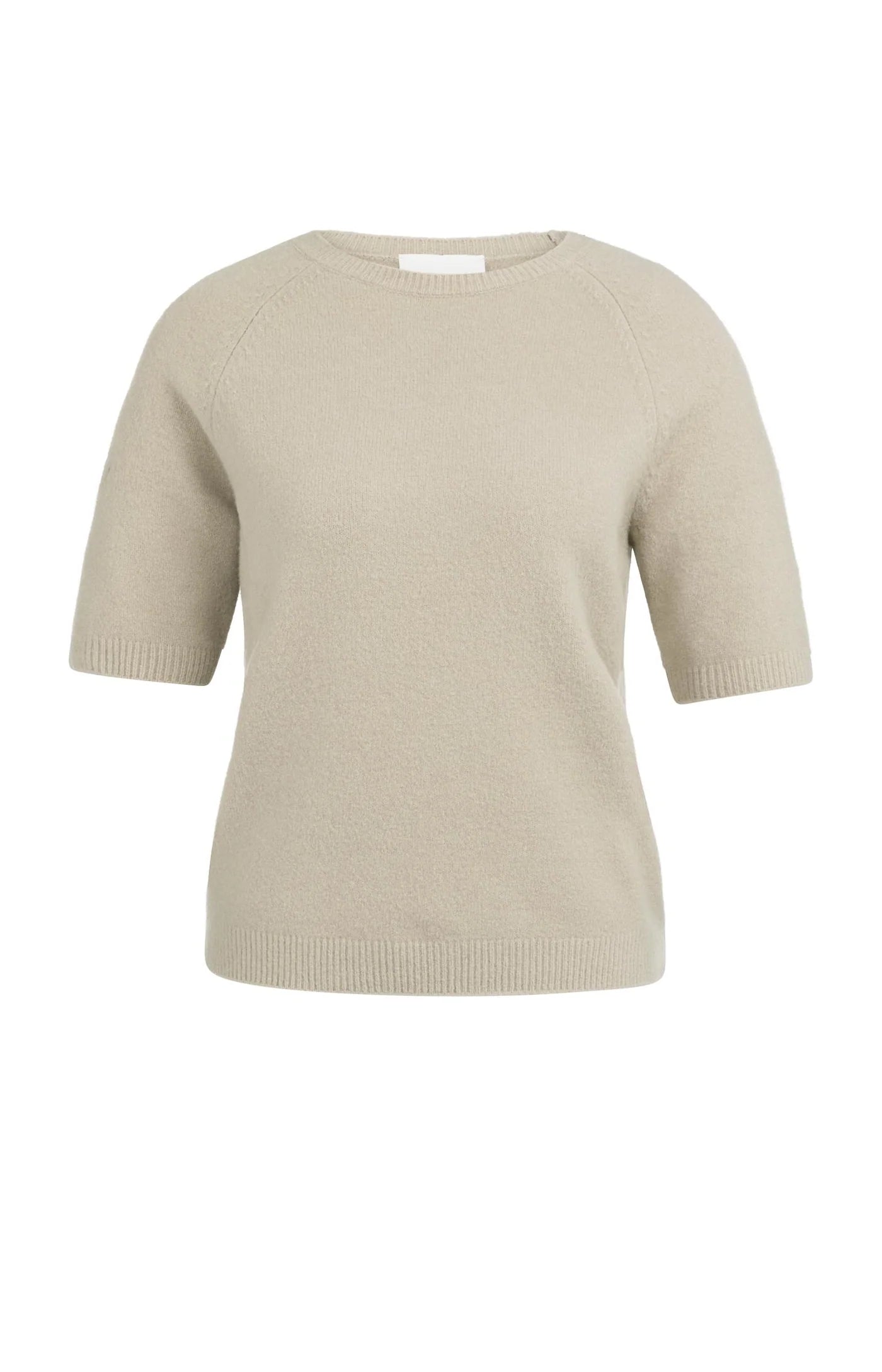 YAYA - Raglan Short Sleeve Sweater in Mist Green Melange