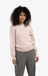 YAYA - V-Neck at Back Sweater in Shadow Grey Pink