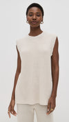 Splendid - Cella Jane Collection - Tunic Sweater Vest in Pearl