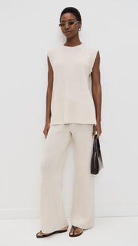 Splendid - Cella Jane Collection - Tunic Sweater Vest in Pearl