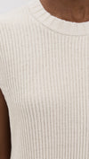 Splendid - Cella Jane Collection - Tunic Sweater Vest in Pearl
