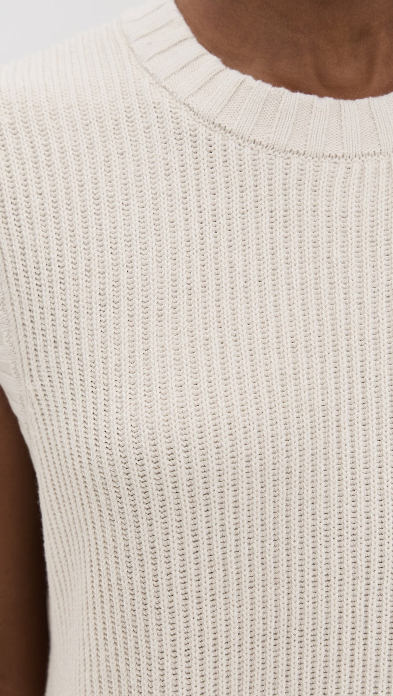 Splendid - Cella Jane Collection - Tunic Sweater Vest in Pearl