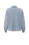 YAYA - Striped Blouse with pocket  in Vintage Blue