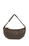 YAYA - Jane Suedine Crossbody Bag with Zip in Brown
