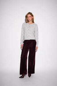 John & Jenn - Sullivan Cardigan in Silver Bells