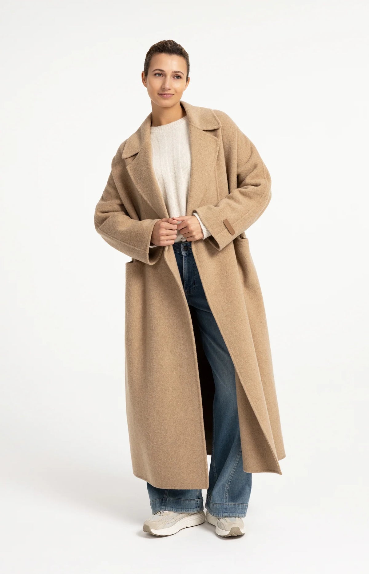 YAYA - Rib Batwing Sweater with Cord