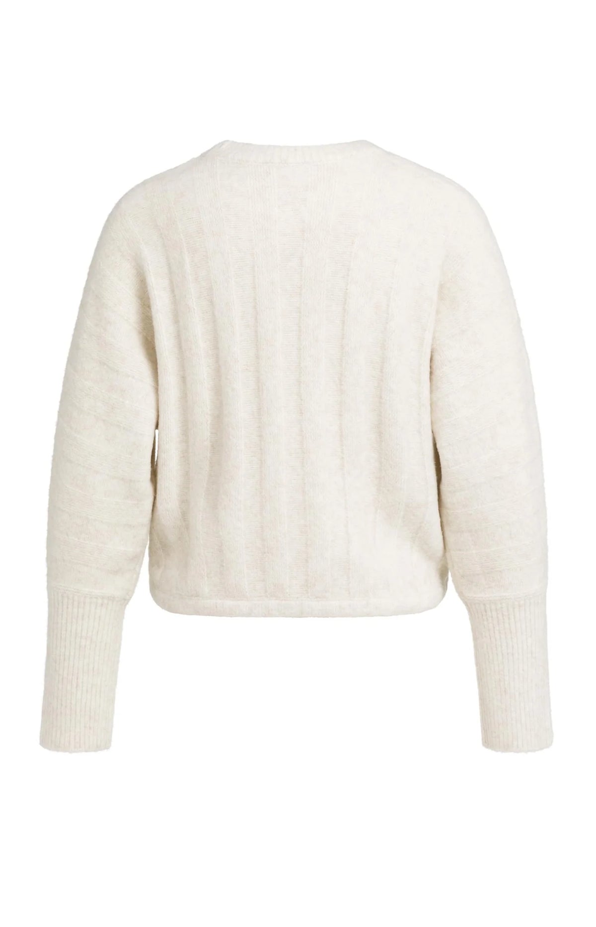 YAYA - Rib Batwing Sweater with Cord