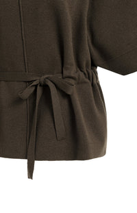 YAYA - Sweater with High Neckline in Delicioso Brown