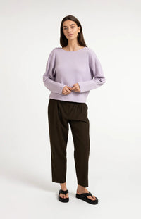 YAYA - Sweatshirt with Twisted Back Detail