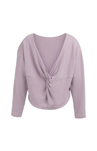YAYA - Sweatshirt with Twisted Back Detail