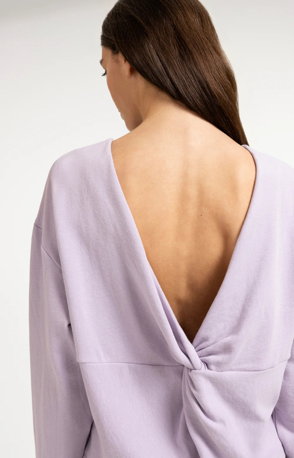 YAYA - Sweatshirt with Twisted Back Detail