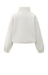 YAYA - Sweatshirt with balloon sleeves in Cloud Grey Melange