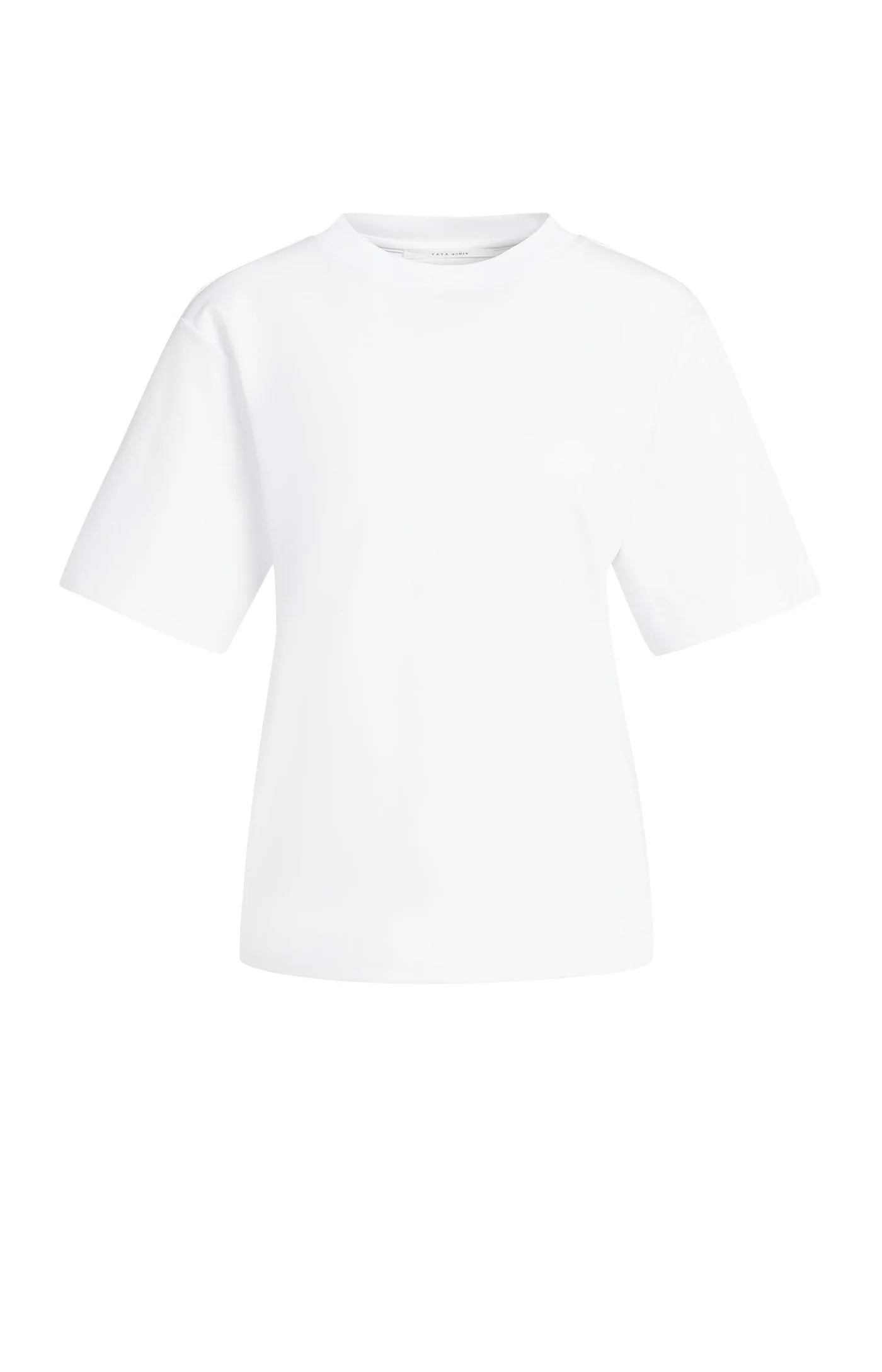 YAYA - T-Shirt with half sleeve - Pure White