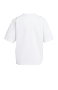 YAYA - T-Shirt with half sleeve - Pure White