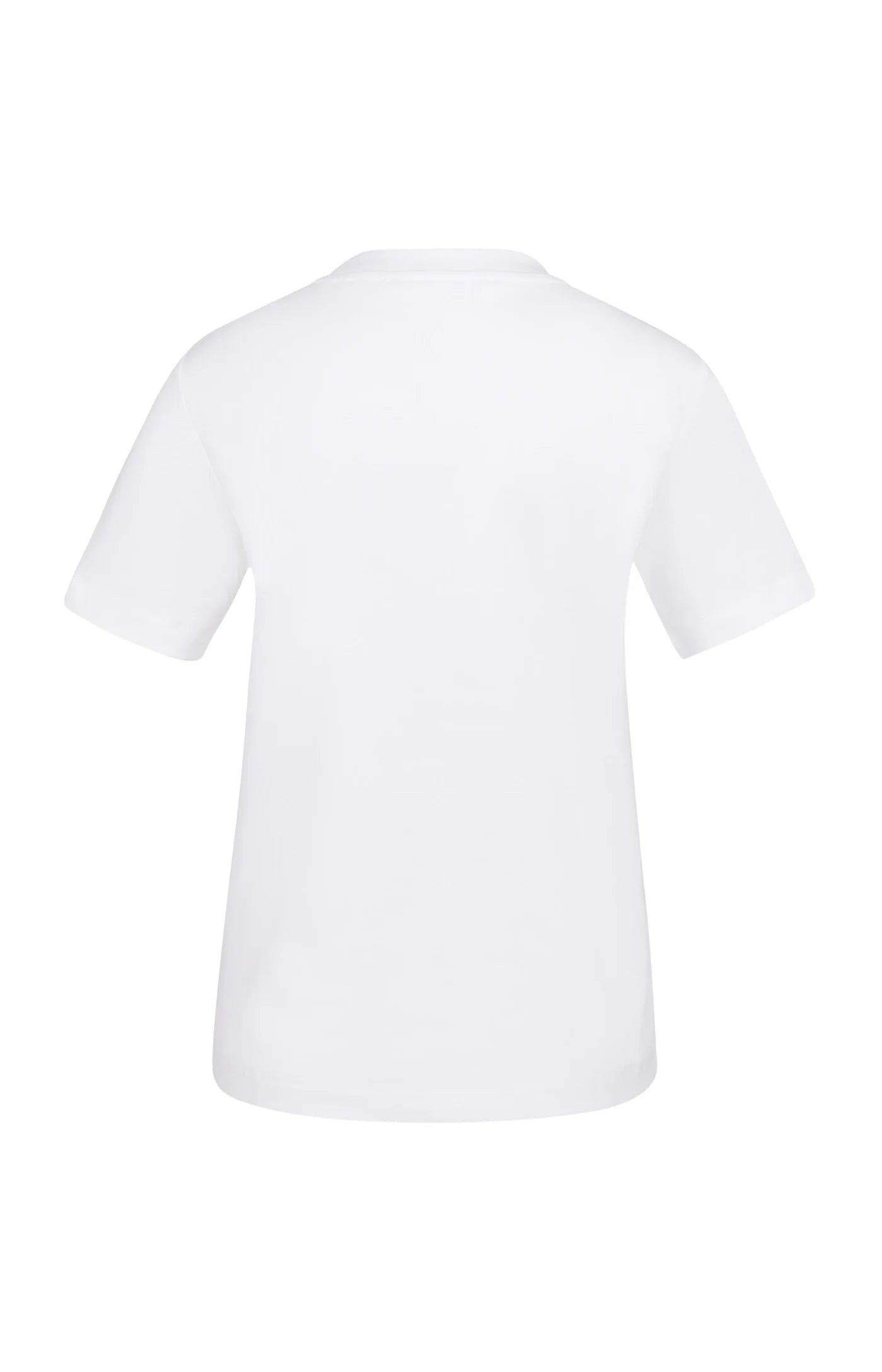 YAYA - T-Shirt with Round Neck in Pure White