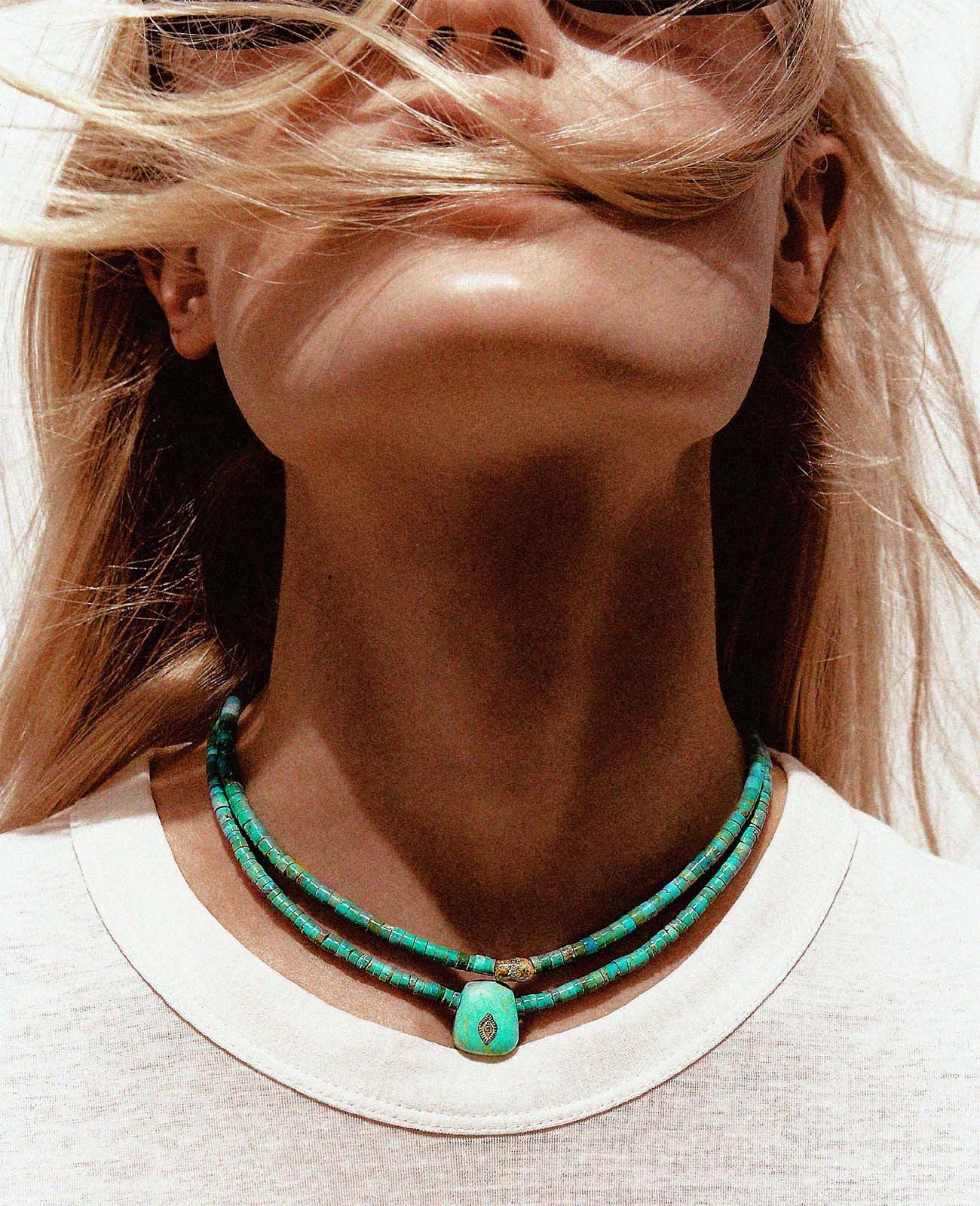 Pascale Monvoisin - TAYLOR N°1 Turquoise Necklace