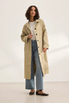 Velvet - Raheal - Cleo Wade Trench Coat in Khaki