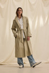 Velvet - Raheal - Cleo Wade Trench Coat in Khaki