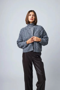 LINE Knitwear - Amabella - Rocky Slate