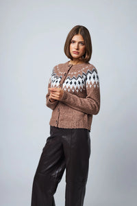 LINE Knitwear - Ulla - Smokey Fairisle