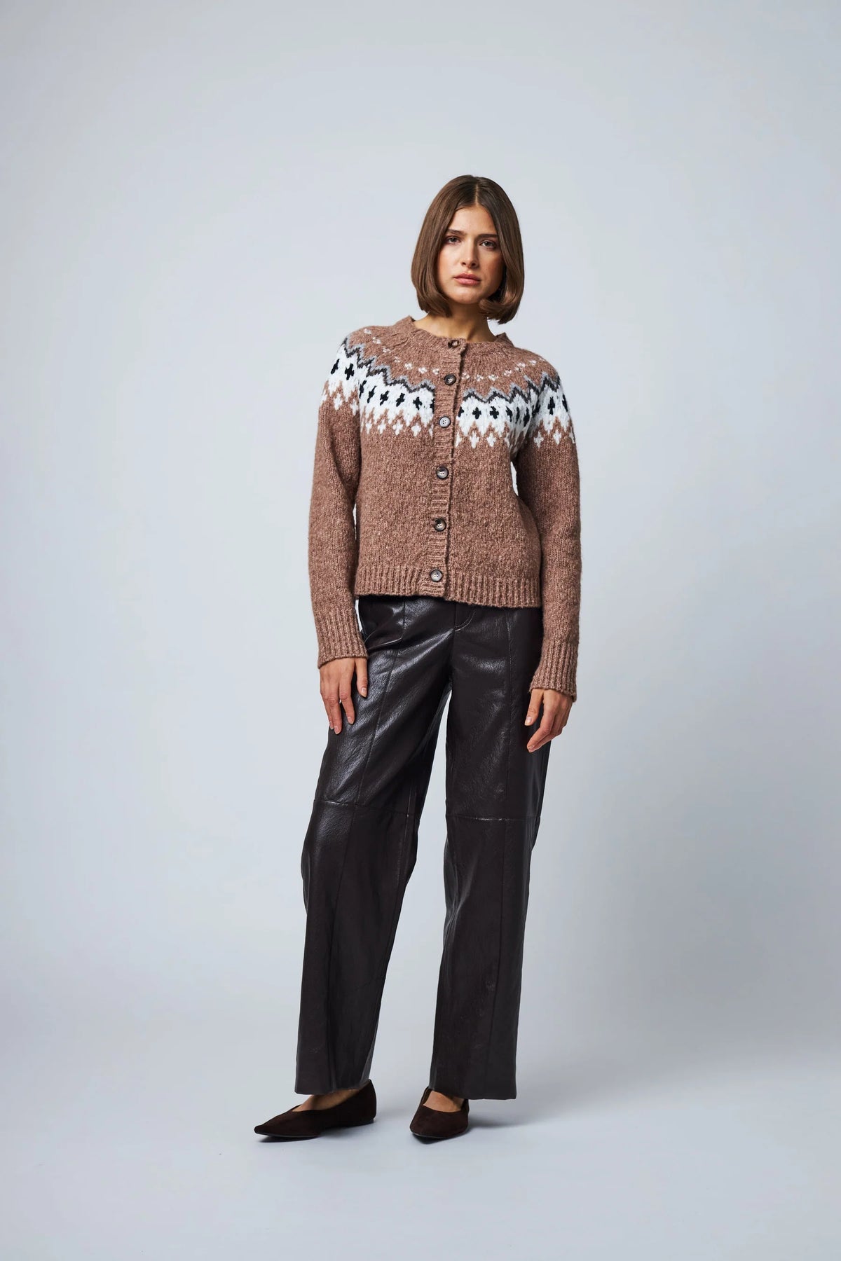 LINE Knitwear - Ulla - Smokey Fairisle